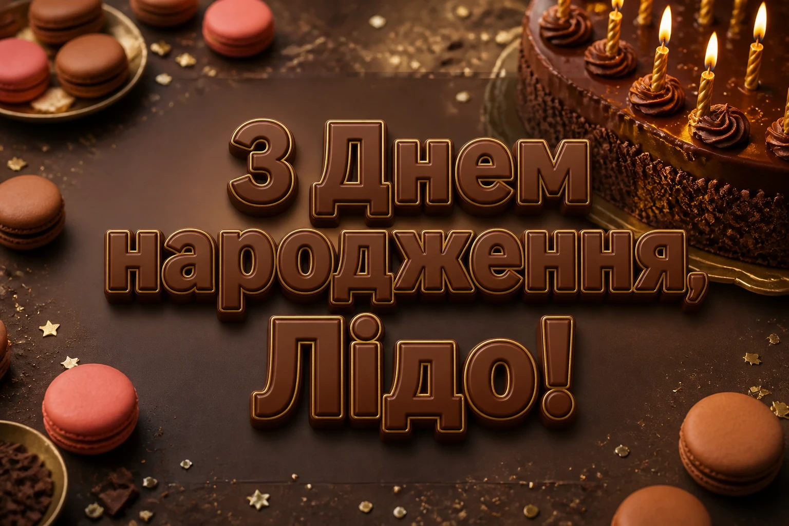 з днем народження ліда українською