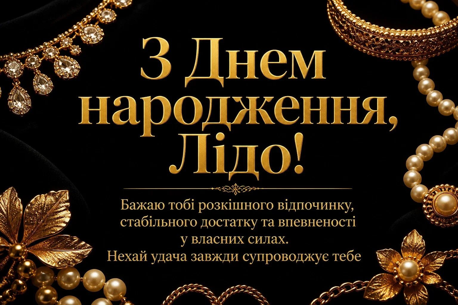 з днем народження ліда українською