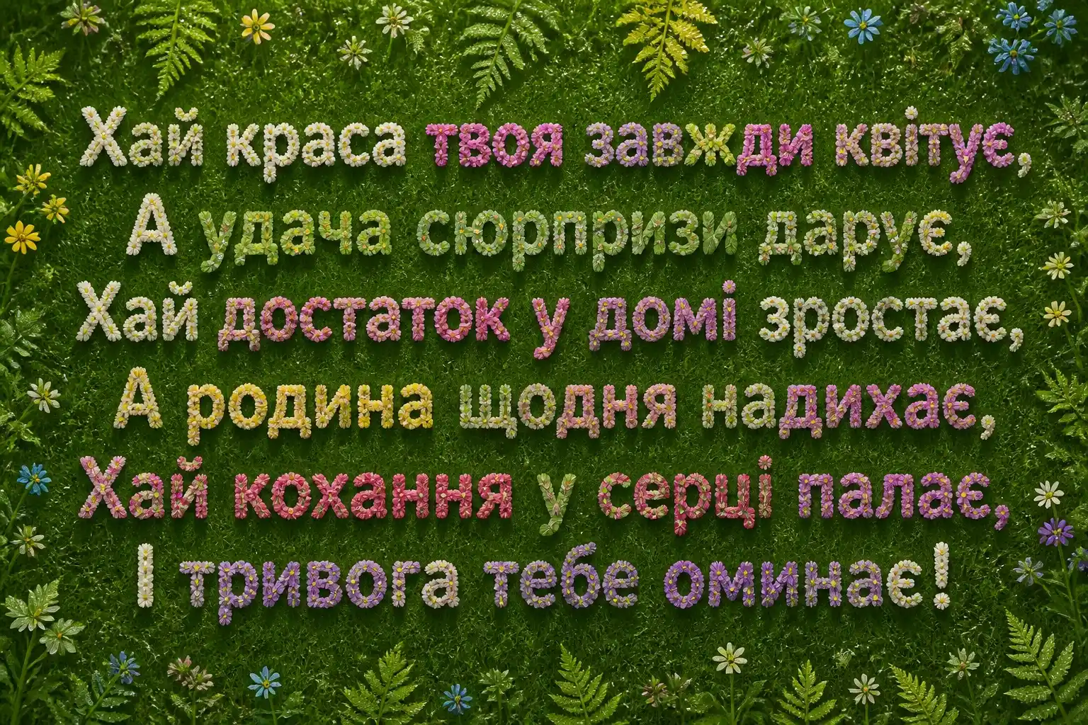 з днем народження ліда українською