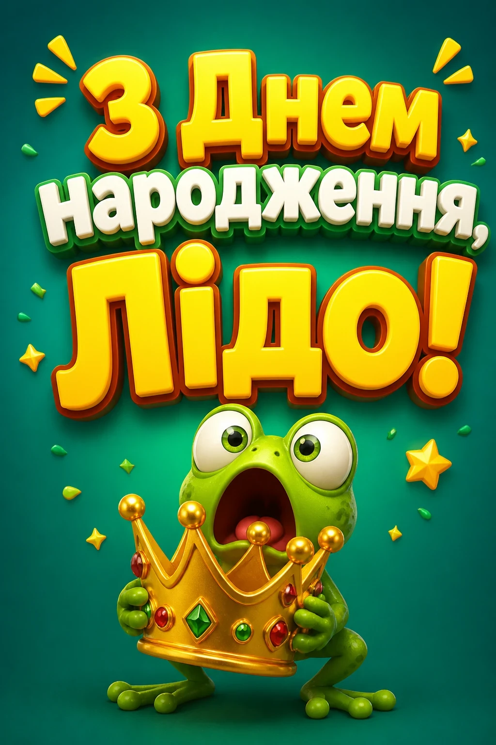 з днем народження ліда українською