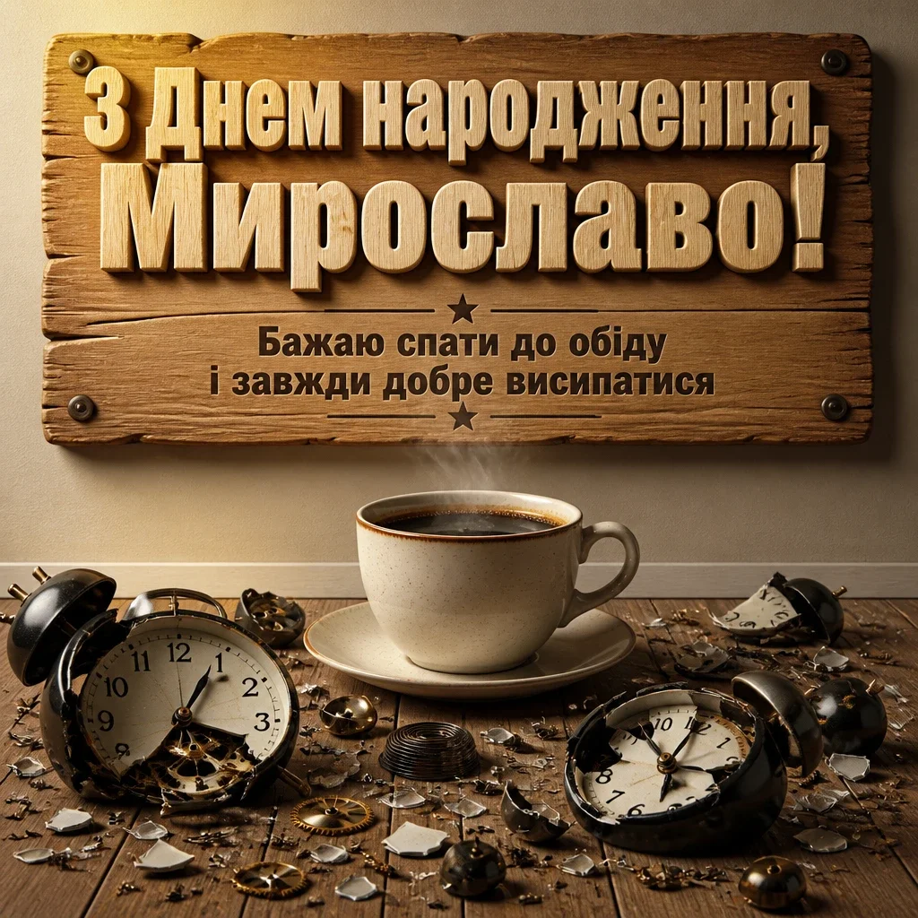 з днем народження мирослава