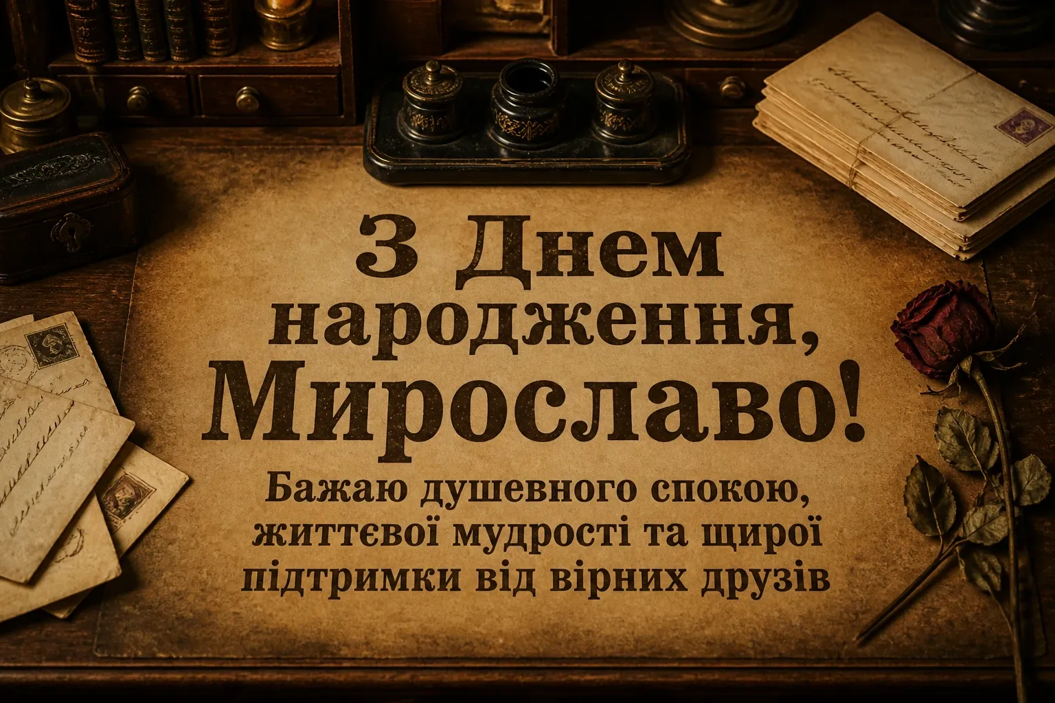 з днем народження мирослава