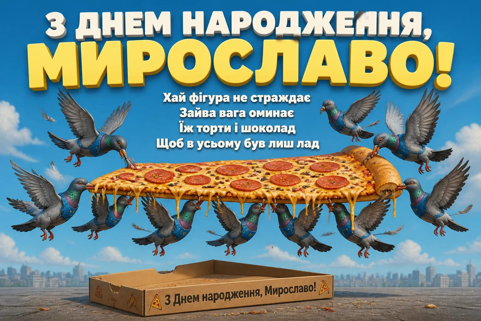 з днем народження мирослава