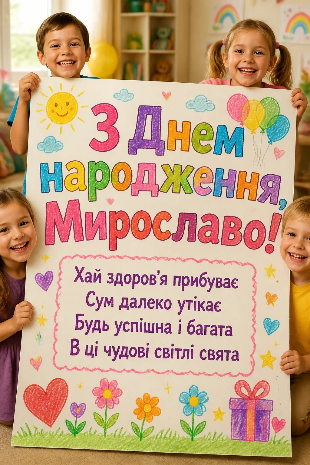 з днем народження мирослава