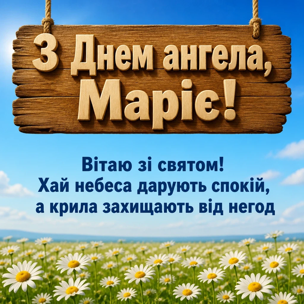 привітання з днем ангела марії в прозі