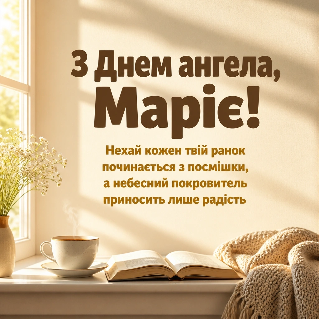 привітання з днем ангела марії в прозі