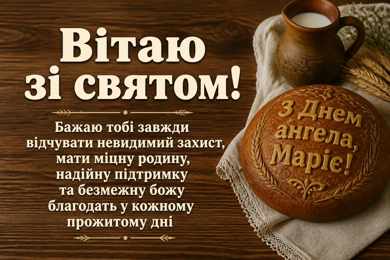 привітання з днем ангела марії в прозі