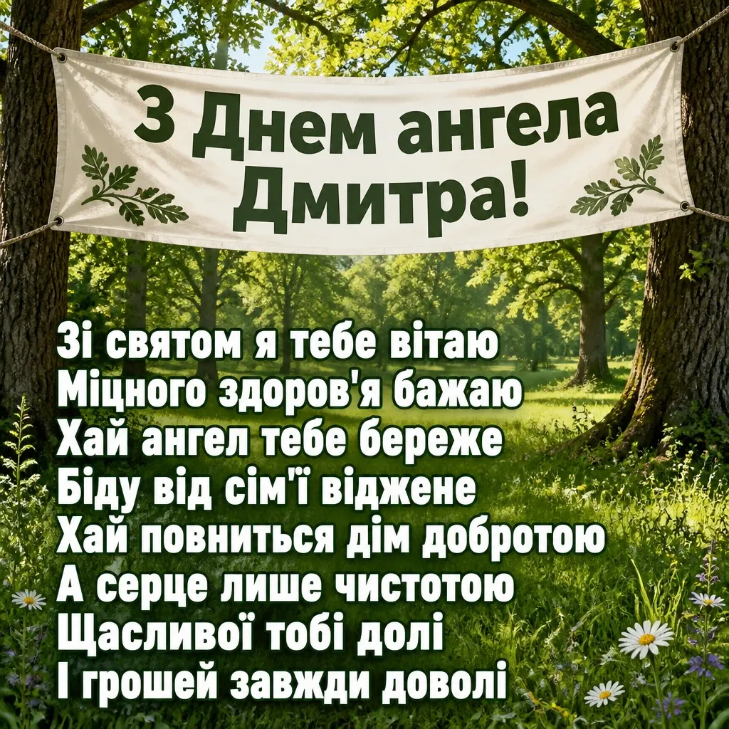 діма привітання з днем ангела дмитра