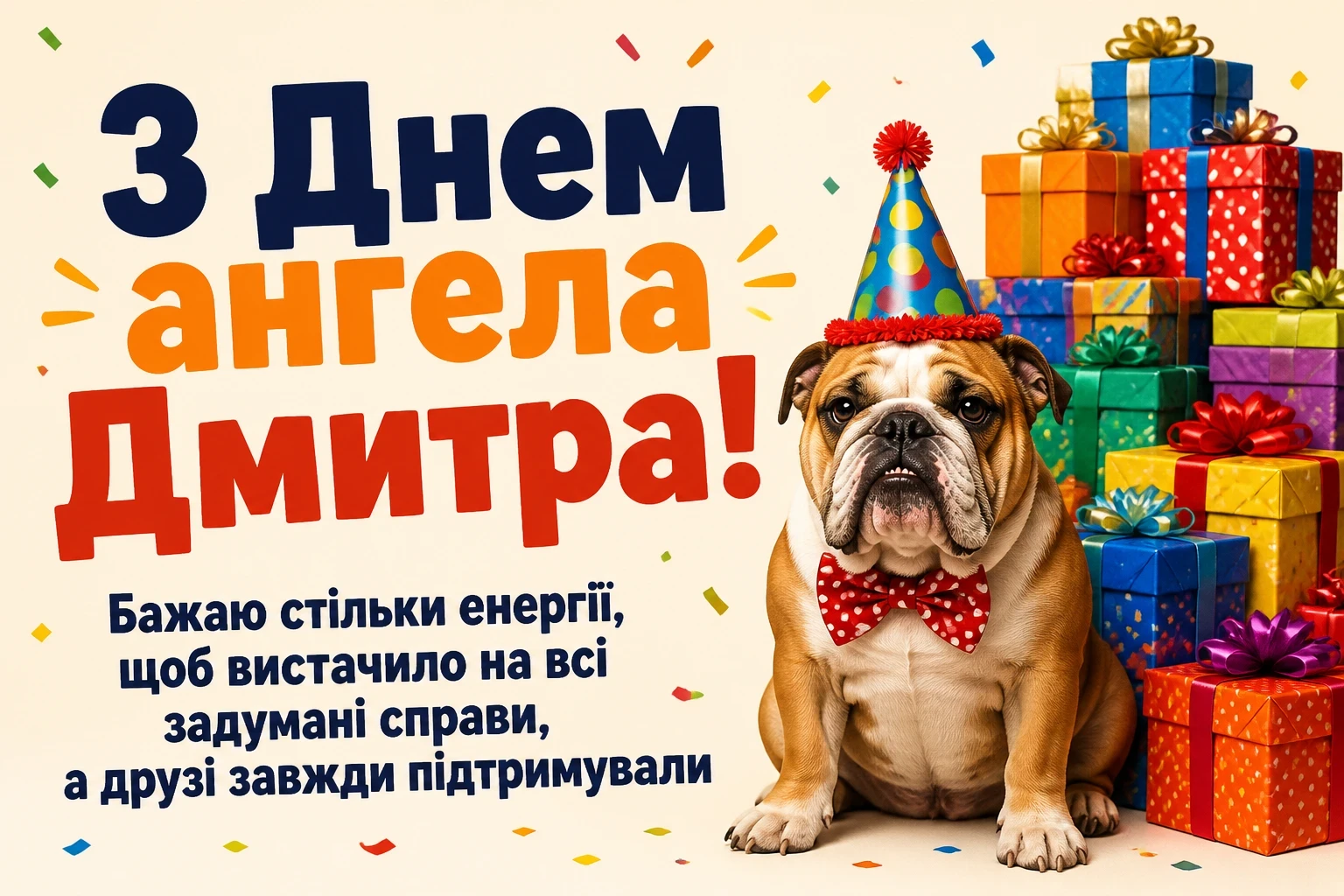 діма привітання з днем ангела дмитра