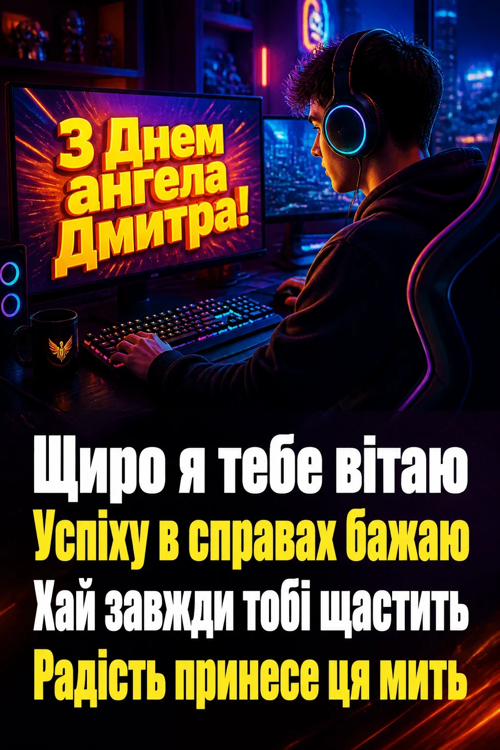 діма привітання з днем ангела дмитра