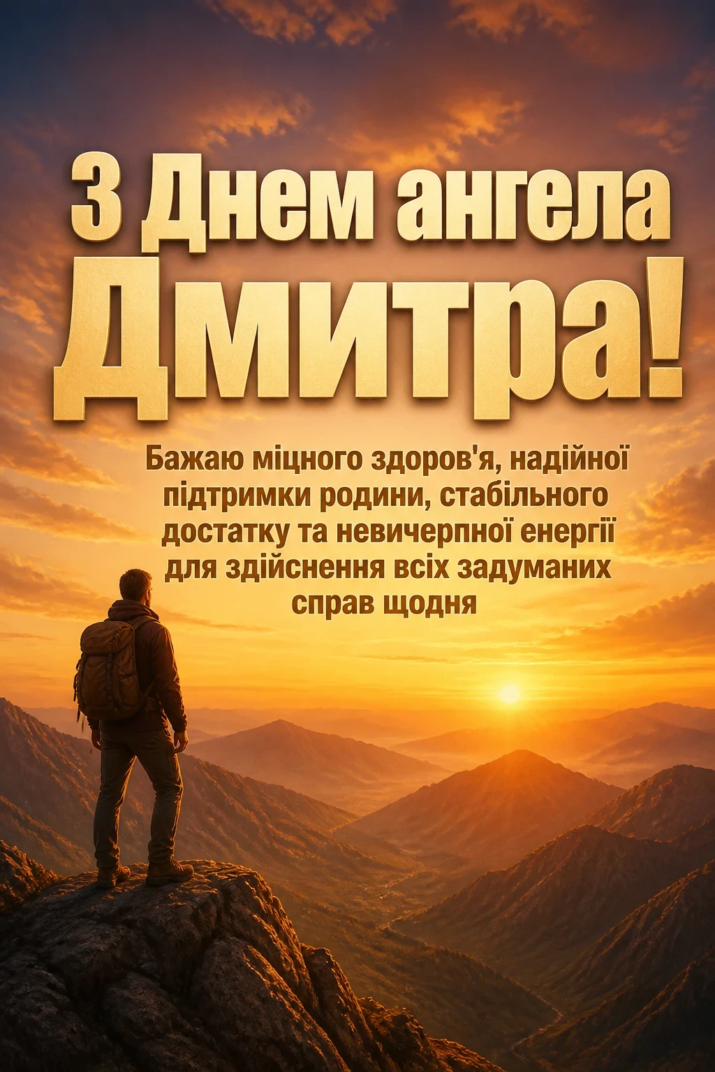 діма привітання з днем ангела дмитра