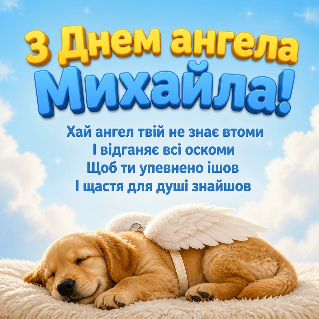 архангела михаїла з днем ангела михайла