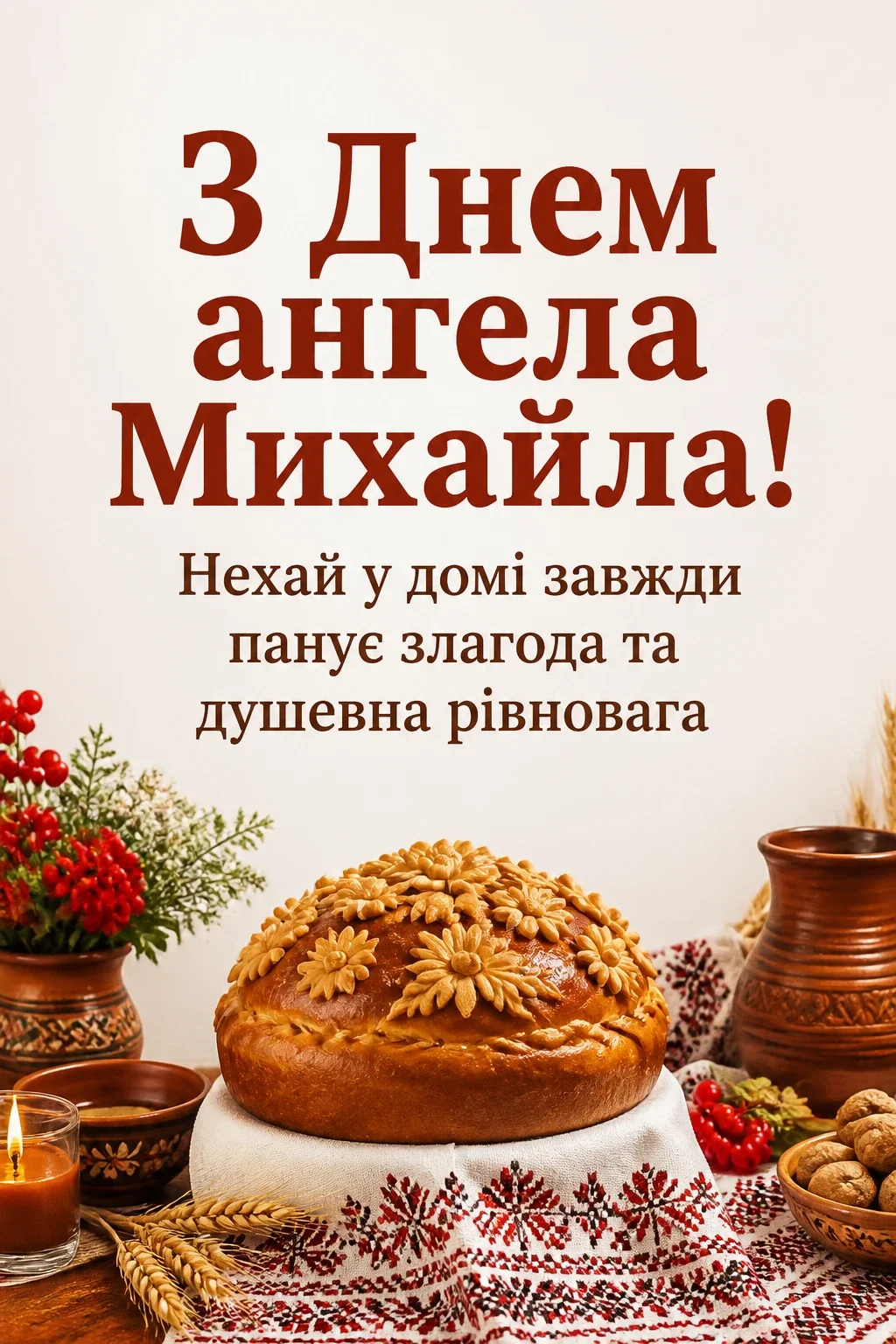 архангела михаїла з днем ангела михайла