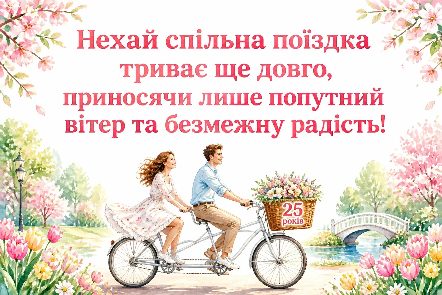 привітання з срібним весіллям