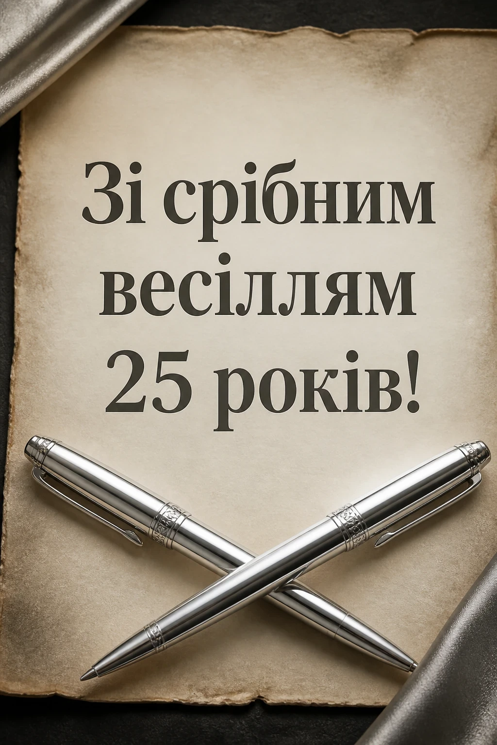 привітання з срібним весіллям