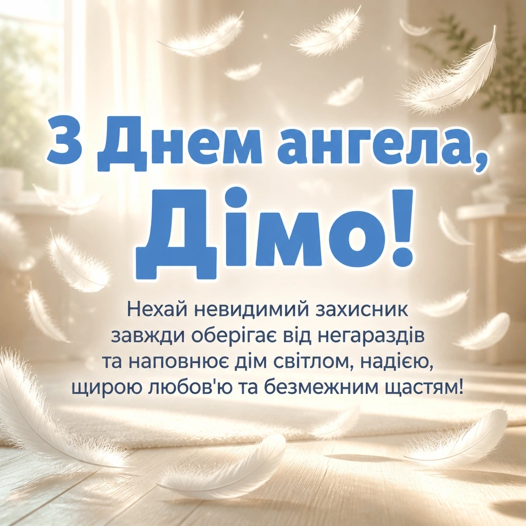 з днем ангела діма