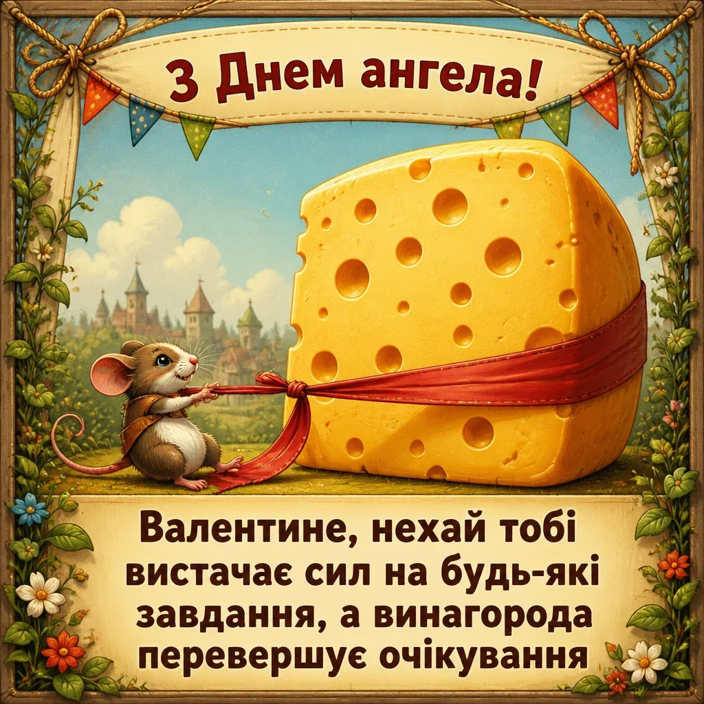 з днем ангела валентин