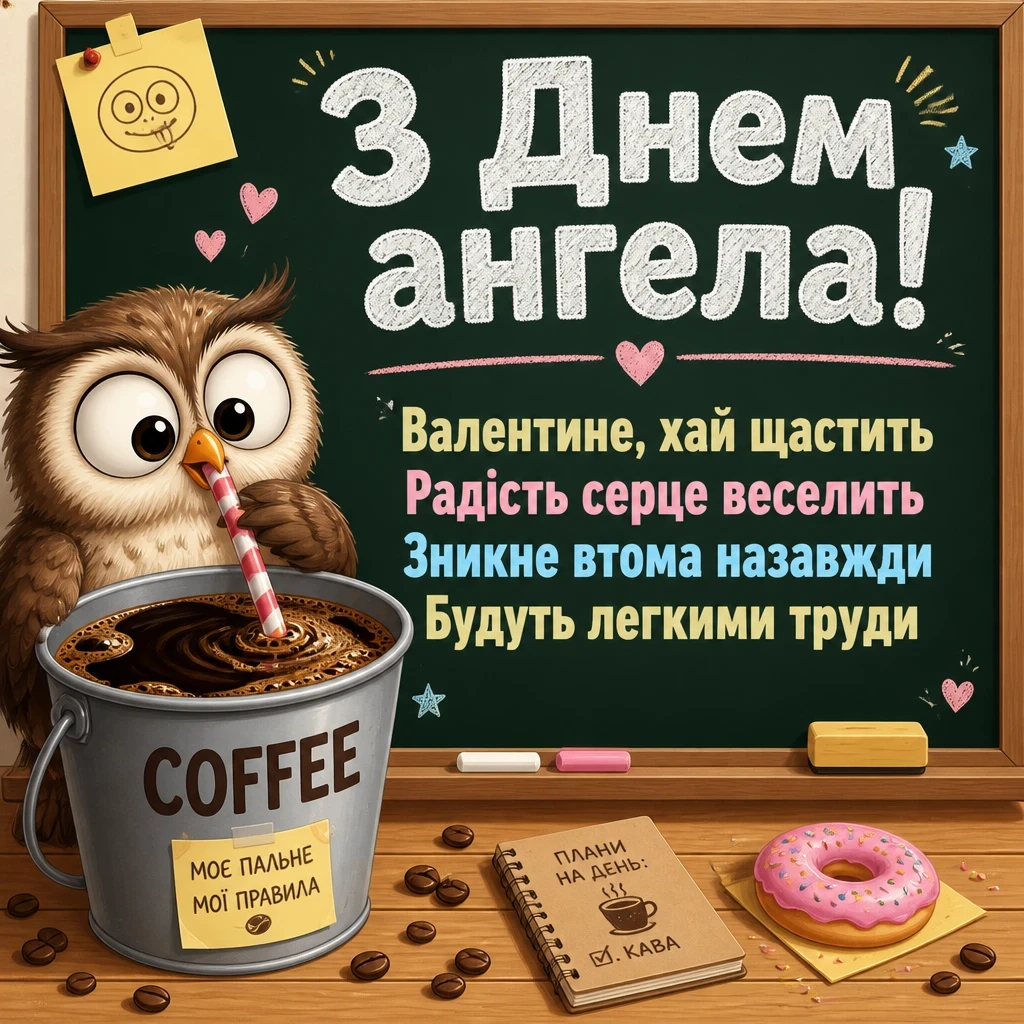 з днем ангела валентин