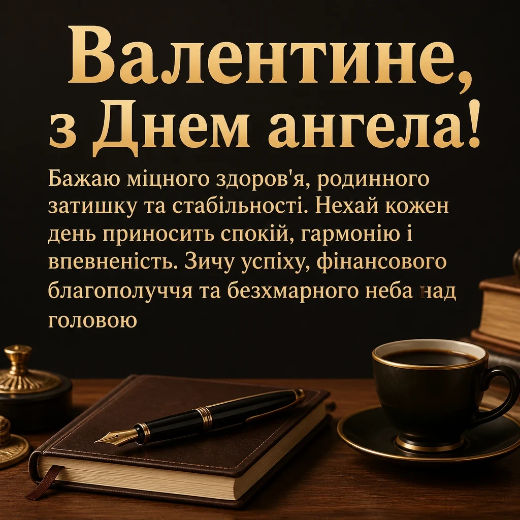 з днем ангела валентин