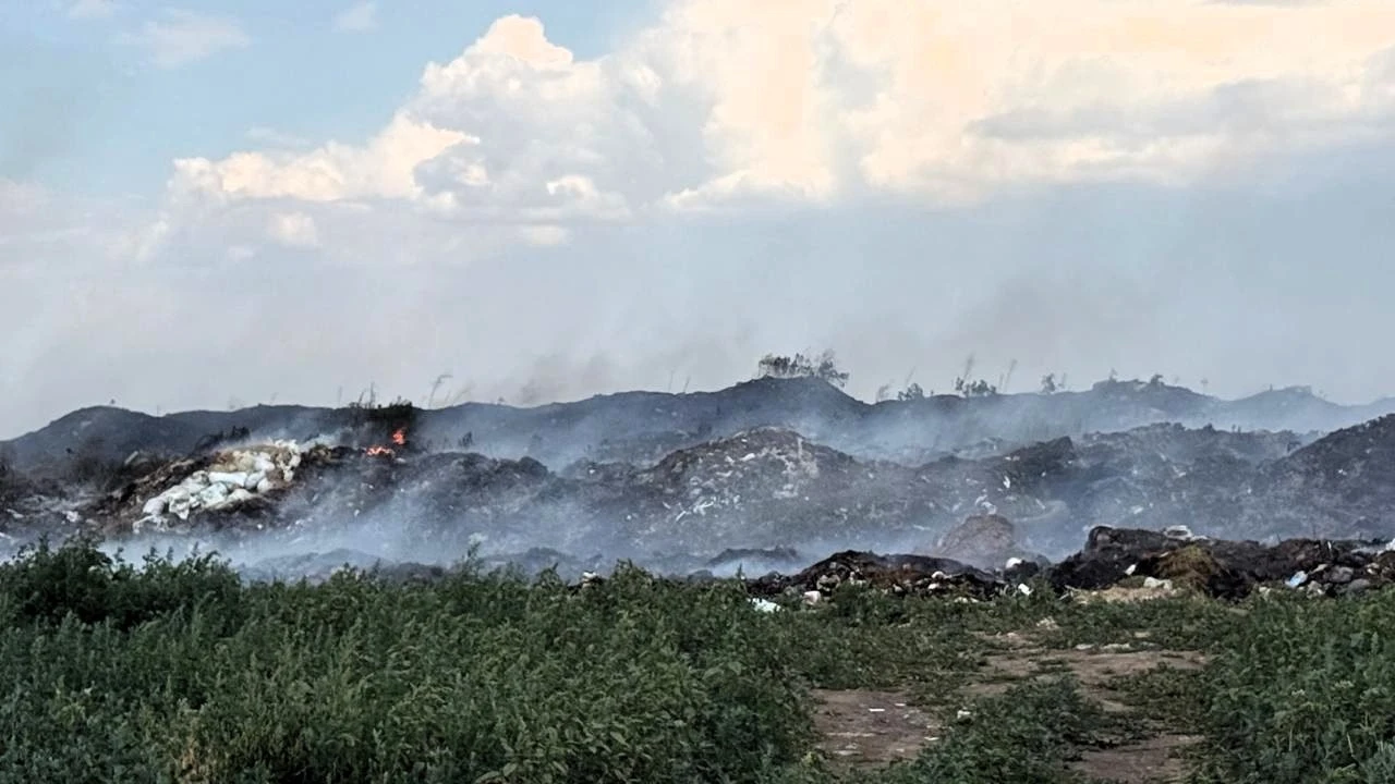 Масштабне займання під Плахтіївкою: вогонь зі сміттєзвалища перекинувся на ліс та поля Масштабне займання під Плахтіївкою: вогонь зі сміттєзвалища перекинувся на ліс та поля